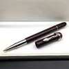 Черный красный наследник змеи роскошные роскошные роличные ручки ручки