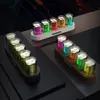 Relógios de mesa de mesa Digital Nixie Tube Clock com brilhos de LED RGB para decoração de área de trabalho doméstica. Embalagem de caixa de luxo para ideia de presente. 230718