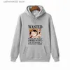 Heren Hoodies Sweatshirts Nieuwe Cartoon Anime One Piece Winter Manga Hoodie Mannen Casual Streetwear Luffy Cool Zoro Sweatshirt Grafische Hip Hop Hoody Unisex T230719