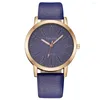 Armbandsur Top Brand Women's Casual Quartz Leather Band Sky Watch Analog Wrist Wristwatch Ladies Armband Luxury Relogio