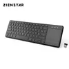 Zienstar AZERTY Franse Letter 2 4Ghz Touchpad Draadloos Toetsenbord voor Windows PC Laptop Ios pad Smart TV HTPC IPTV Android Box 21061258e