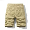 Herren-Shorts, Sommer, klassisches Stickerei-Design, Freizeit-Shorts für Herren, koreanischer Stil, modische Baumwolle, gerade Cargo-Shorts, grüne kurze Hosen, männlich, L230719