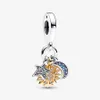 New women's jewelry 100% 925 sterling silver mermaid conch string charm suitable for original Pandora bracelet DIY accessory gif