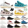 Luxury Designer Casual Shoes Laceup Leather Sneakers Calfskin Nappa Platform Sole Fashion Women Men Trainers Baskets