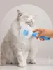 Peigne à épiler pour animaux de compagnie à un bouton épilation automatique fournitures de toilettage chien sous-poil râteau style chat cheveux brosse de démêlage