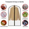 Housse anti-poussière 5/10 pièces housse en tissu anti-poussière sacs vêtements suspendus vêtement robe costume manteau housse anti-poussière maison sac de rangement pochette étui organisateur 230718