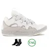 Luxury Designer Casual Shoes Laceup Leather Sneakers Calfskin Nappa Platform Sole Fashion Women Men Trainers Baskets