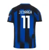 Версия игрока 2023 2024 футбольные майки BARELLA LAUTARO Inter Milans CALHANOGLU CORREA SKRINIAR 23 24 GOSENS SKRINIAR футбольная форма комплекты комплектов одежды BROZOVIC