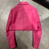 女性の革のレディースシープジャケットリアルコート