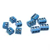 200 STUKS Kleine Elektrische Connectoren KF 301-2P 301-2P Blauw Koper 5 0mm Rechte Pin PCB Schroef Terminal blok Connector Assortiment k233s