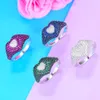 Alianças de Casamento GODKI Collection Trendy Heart AAA Cubic Zircon Stackable Chic Ring For Women Wedding DUBAI Bridal Statement Dedo Ring 230718