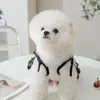 Dog Apparel 2023 Spring And Summer Puppy Cute Suspender Pet Dress Teddy Bichon Black Skirt Thin Style Princess Wind Small Clothes XS-XL