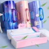 Pencil Bags Portable Creative Pencil Case Multifunction With Password Lock Large Capacity Pencil Case Boy Girl Trousse Scolaire 230719