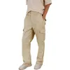 Męskie spodnie Casual Classic Sports Sports Training Twill Bawełniana odzież robocza z kieszeniami przez cały sezon męskie męskie