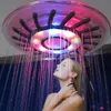 2020 New Led Top Spray 8 pollici ABS Led Doccia Doccia Multi-colore Tipo di salto Colorato Top Spray Doccia Controllo della temperatura Color299O