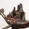 Objets décoratifs Figurines Résine Rétro Américain Steam Punk Baleine Bateau Steampunk Figurines Intérieur Home Office Bureau Décor Objet Accessoires 230718