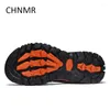 Sandals CHNMR Men's Summer Sports Beach Shoes Fashion Couple Plastic Slippers Selling Products Outdoor Rubber Trends Big Size