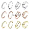 Anneaux De Bande 4 Pcs Simple Alliage Cristal Anneau De Pied Réglable Ouverture Anneau D'orteil pour Femmes Fille D'été Beh Vation Bijoux Anneau De Doigt J230719