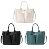 Duffel Bags Soft PU Leather Shoulder Women Crossbody Purses Large Capacity Top-handle Handbags