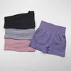 Pantaloncini da donna Pantaloncini sportivi a vita alta Vita senza cuciture Fitness Yoga Short Twist Hip Yoga Short Sports Gambe da palestra per donna 230718