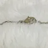 Дизайнерская роскошная ожерелье с четырьмя листьями ожерелья клевера Женская цепная пара ювелирные ювелирные украшения.