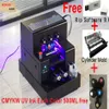 Automatische A3 UV Platte en Cilinder Inkjet Printer 3D reliëf effect plastic TPU ABS Acylic Metalen fles en Case Met UV INKT UV296P