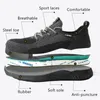 Boots Breathable Men's Work Safety Shoes Composite Toe Anti-smashing Puncture-proof Indestructible Security Lightweight Sneakers