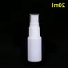 20ml 066oz Fine Mist Mini Witte Spray Flessen met Pomp Spray Cap voor Essentiële Oliën, Reizen, Parfums Herbruikbare Lege Plastic Flessen Uioin