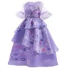 Sukienki dziewczynki Encanto Mirabel Role Costume Fancy Princess Dress Urodziny dla dzieci Kostium dla dzieci Isabella Dress Postro 230718