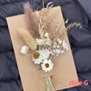 Hot Sale Custom Palm Pampas Bouquets Reed Torkade Pampas Torra liten mini Flower Bouquet för alla hjärtans dagsdekorarrangemang