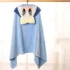 Towel Arrival Children Bath Cape And Hood Cartoon Home Coral Fleece Absorbent Big Bathrobes For Babies Infants