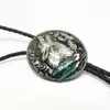 Bolo Ties Western Howling Wolf Bolo Tie Antique Design Cowboy Bolo Tie