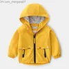 Manteau Garçons Printemps Automne Manteau Enfants Veste Coupe-Vent À Capuche Enfants Avec Poches Manteau À Fermeture Éclair Pour Enfants Vêtements Bébé 2-7 Ans Z230719