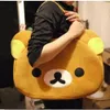 Sacs de soirée Anime San-X Rilakkuma mignon grand sac sac à main sac à bandoulière en peluche se détendre ours brun 230718