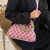 Вечерние сумки дизайнерская женская сумочка с толстой цепной ручкой сцепление кошелька с поперечным корпусом сумка 230719