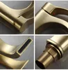 Bathroom Sink Faucets Style High Quality Brass Faucet Waterfall Copper Basin Mixer Tap Cold Water Single Hole