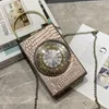 Borse da sera Mini borsa da orologio vintage da donna con patta verticale