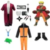 Naruto Cosplay Kostuum Onsterfelijke Modus Gewaad Schoenen Hoofdband Wapens Rekwisieten Hele Set259D