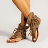 Sandały Kobiety gladiator s retro damskie klip palce u nogi vintage buty swobodny bręg rome moda letnia kobieta buty żeńskie sandały but kaual tael fahion but