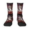 Men's Socks Calavera Day Of The Dead Sugar Skull Men Women Crew Unisex Funny Colorful Flowers Spring Summer Autumn Winter Dress