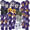 J.J.McCarthy Justin Jefferson Football Jersey T.J.Hockenson Addison Joshua Dobbs Randy Moss Lewis Cine Harrison Smith Cucito