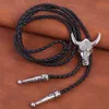 Bolo-Krawatten, goldene Krawatten für Herren, American Cowboy, Bekleidungszubehör, Krawatte als perfektes Geschenk, ideal mit Horn im Beutel, Paket golden HKD230719