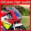 Honda NSR250R을위한 100%새로운 오토바이 윈드 스크린 MC28 PGM4 NSR 250R NSR250 R 250 R 94 95 96 97 98 99 크롬 검은 색 투명 연기 Winds256I