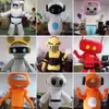 2019 фабрика мультфильма робот талисман талисман костюми
