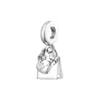 Women Bag Charm Pendant 100% Real 925 Sterling Silver Beads Valentine's Day Autumn 2021 Original smycken Love for Friend232p