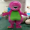 2018 Discount factory Profession Barney Dinosaur Mascot Costumes Halloween Cartoon Adult Size Fancy Dress258a