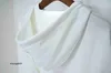 新しい23SSパリブランドデザイナーメンズセーターフード付きシャツカジュアルカジュアルロングスリーブ衣類胸刺繍カフボトムホワイトブラックレディースメンズパーカー