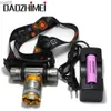 Headlamps swimming 5800LM T6 Diving head lamp Waterproof Headlight d Lighting d Headlamp light Torch + 18650 battery + AC / charger HKD230719