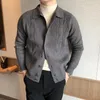 남자 스웨터 2023 니트 남성 카디건 면화 고품질 버튼 모의 목 목 스웨터 겨울 패션 디자이너 카디건