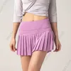 Lulus Plissee Tennisrock Lemens Frauen Gym Kleidung Sport Shorts Weibliche Laufen Fitness Tanz Yoga Unterwäsche Strand Biker Golf Hohe Qualität